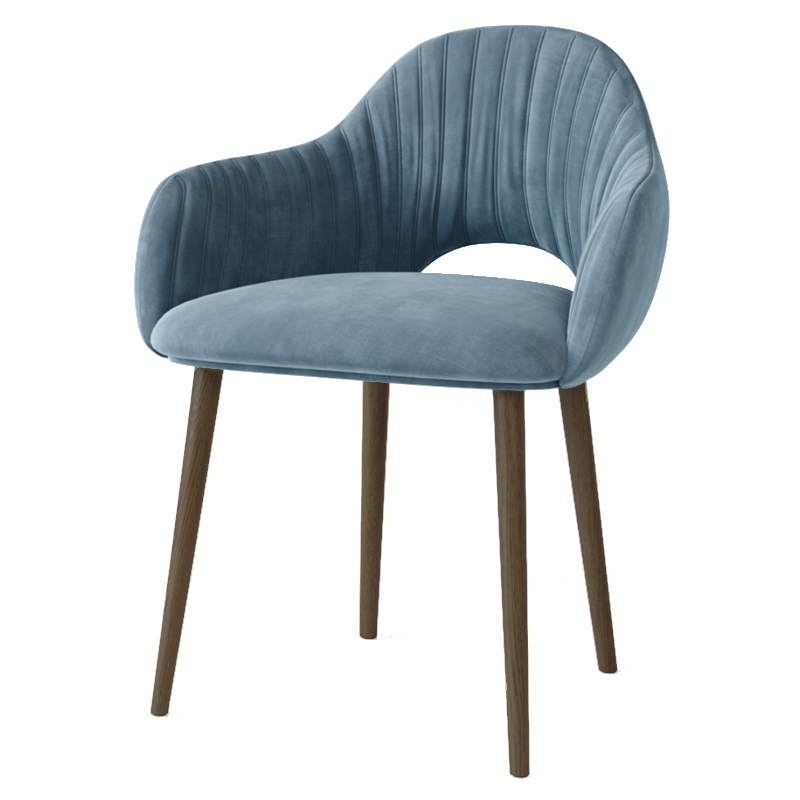 Стул California blue Голубой Коричневый Стул California blue Голубой Коричневый в Рязани | Loft Concept