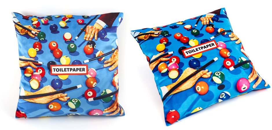 Подушка Seletti Cushion Snooker Toiletpaper Подушка Seletti Cushion Snooker Toiletpaper - Loft-Concept в Рязани