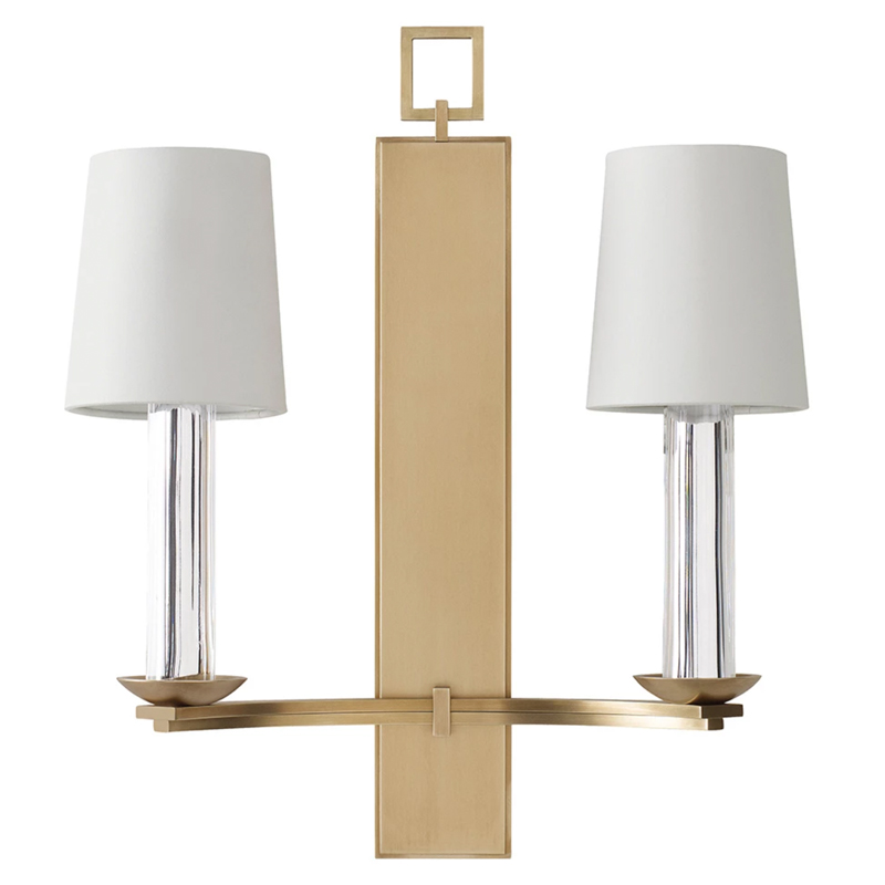 Бра Baker PH401 Trocadero Sconce Thomas Pheasant Белый Латунь Прозрачный Бра Baker PH401 Trocadero Sconce Thomas Pheasant Белый Латунь Прозрачный в Рязани | Loft Concept