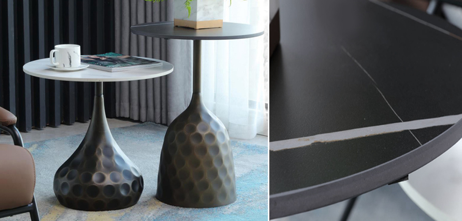 Приставной стол Cluster Surface Bronze Side Table - фото №1