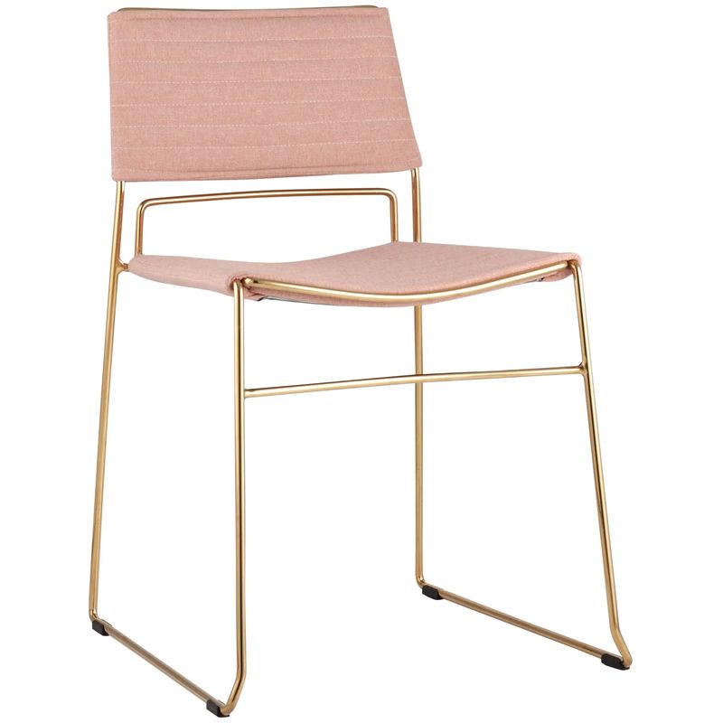 Стул Samuel Chair Розовый Розовый пастельный Золотой Стул Samuel Chair Розовый Розовый пастельный Золотой в Рязани | Loft Concept