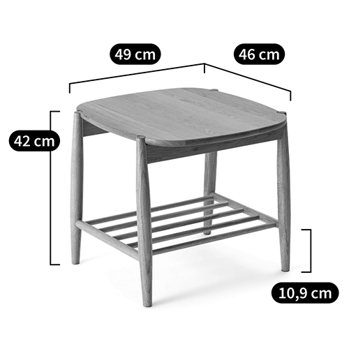 Приставной стол из массива дуба Reyer Side Table в Рязани