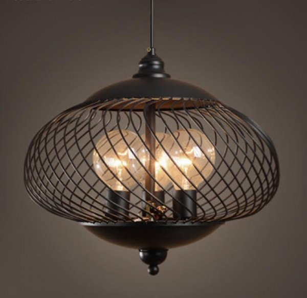 Подвесной светильник Oriental lattice pendant Черный Подвесной светильник Oriental lattice pendant Черный в Рязани | Loft Concept