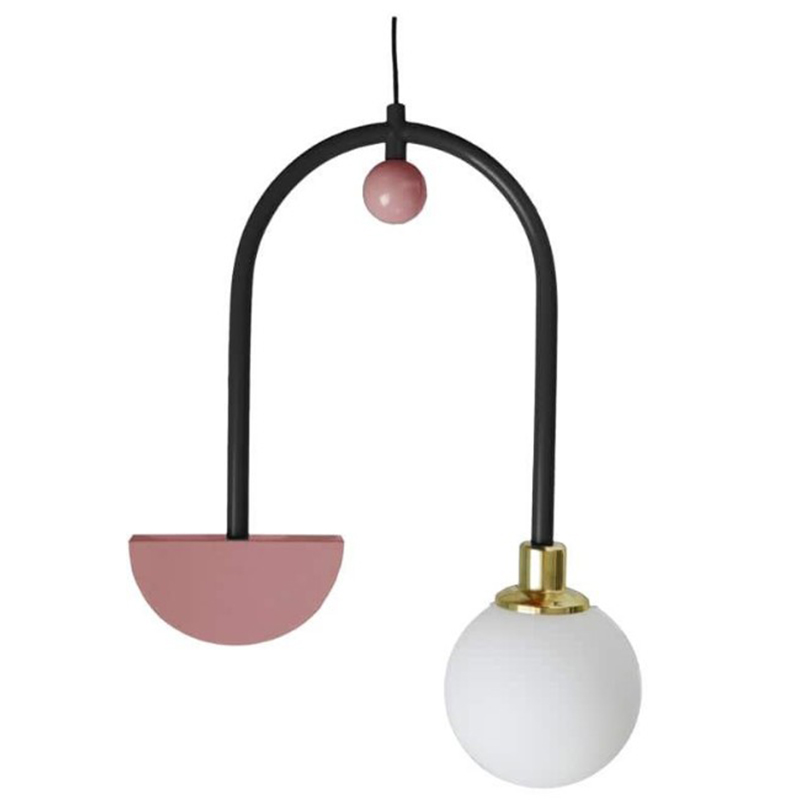 Дизайнерский Светильник Pink Space II Ceiling Lamp by Dovain Studio Белый Розовый Черный в Рязани | Loft Concept 
