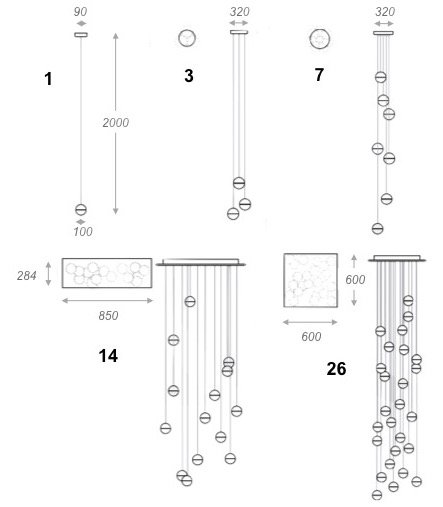 Bocci Led Crystal Glass Ball 1 в Рязани