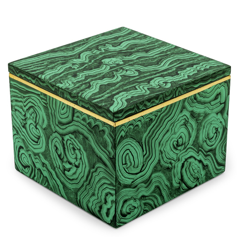 Шкатулка BOX KRIZIA MALAKI Малахит (зеленый) Шкатулка BOX KRIZIA MALAKI Малахит (зеленый) в Рязани | Loft Concept