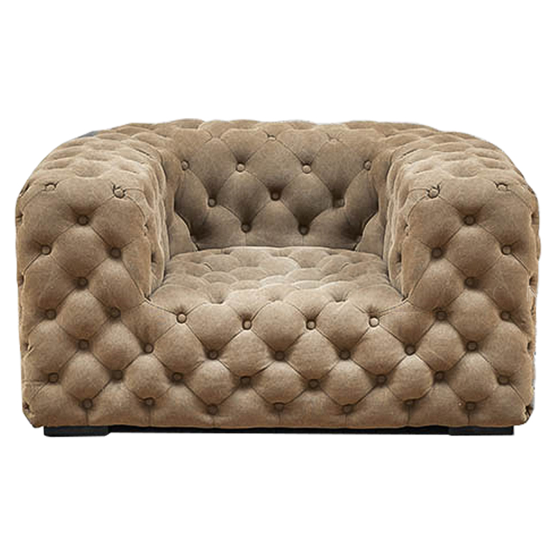 Кресло Soho Tufted Beige Armchair Бежевый Кресло Soho Tufted Beige Armchair Бежевый в Рязани | Loft Concept