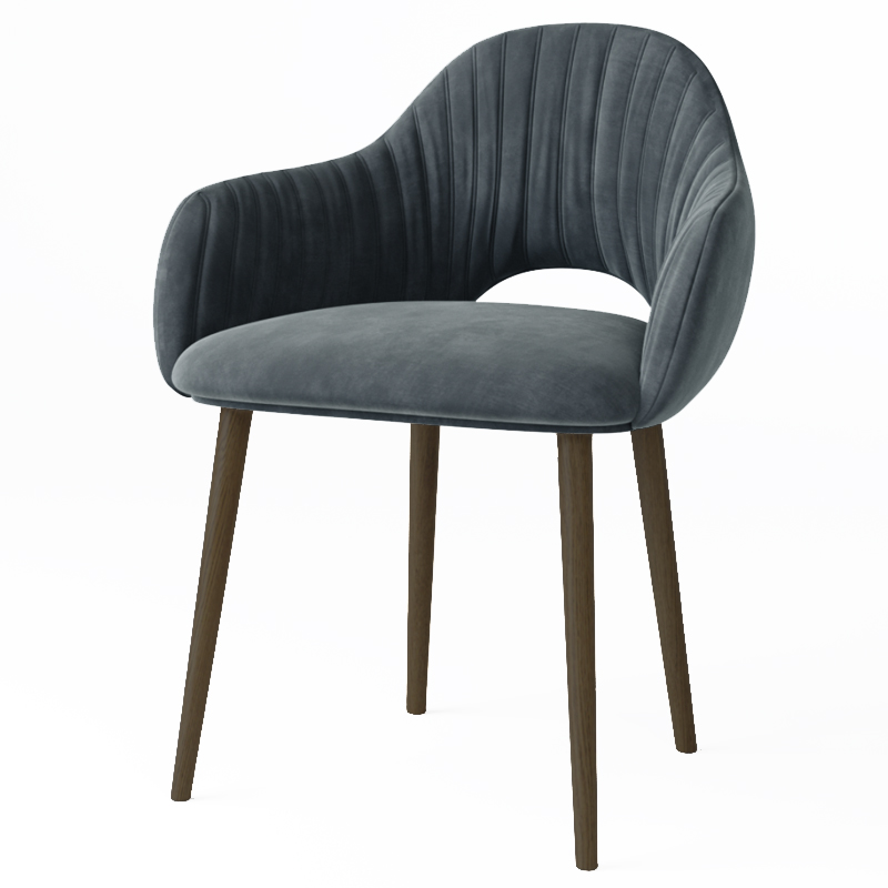 Стул California Gray Серый Коричневый Стул California Gray Серый Коричневый в Рязани | Loft Concept