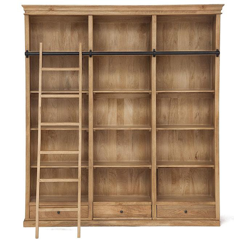 Стеллаж с лестницей Mango Shelving Boleyn Древесина Черный Стеллаж с лестницей Mango Shelving Boleyn Древесина Черный в Рязани | Loft Concept