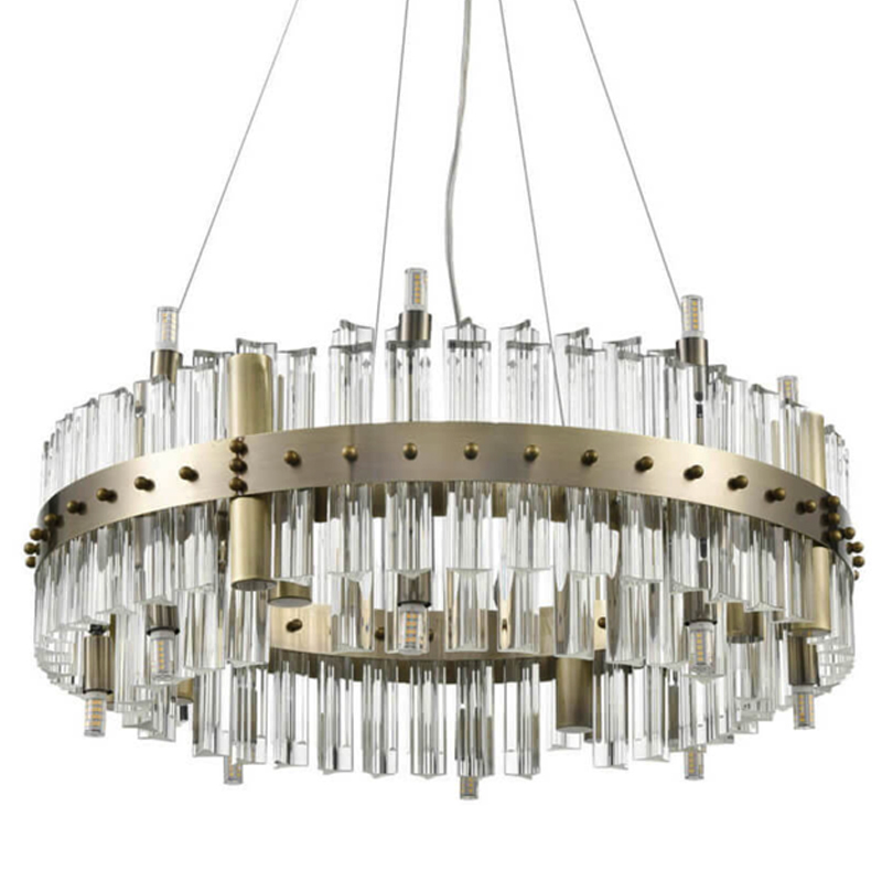 Люстра Saturno Not Baroncelli Bronze Chandelier Бронза Прозрачный (Transparent) Люстра Saturno Not Baroncelli Bronze Chandelier Бронза Прозрачный (Transparent) в Рязани | Loft Concept