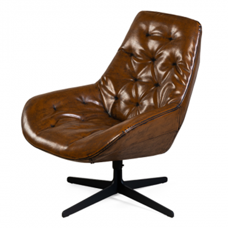Кресло Meylin Capitone Chair Коричневый Кресло Meylin Capitone Chair Коричневый в Рязани | Loft Concept