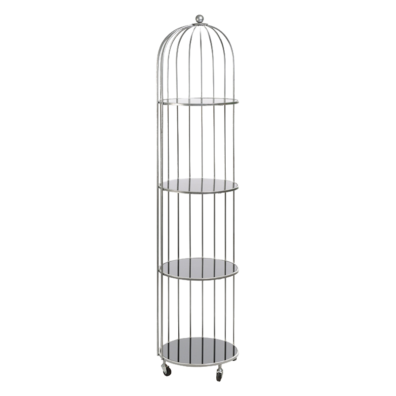 Стеллаж Cage Rack Silver Серебряный Стеллаж Cage Rack Silver Серебряный в Рязани | Loft Concept