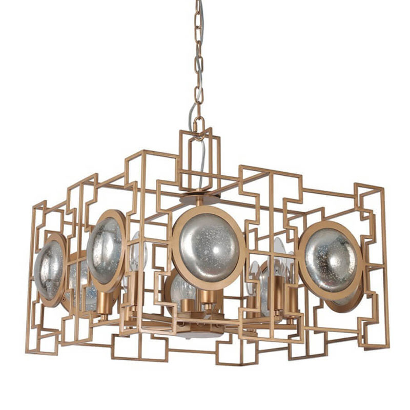 Люстра Ulisses Chandelier Золотой Люстра Ulisses Chandelier Золотой в Рязани | Loft Concept