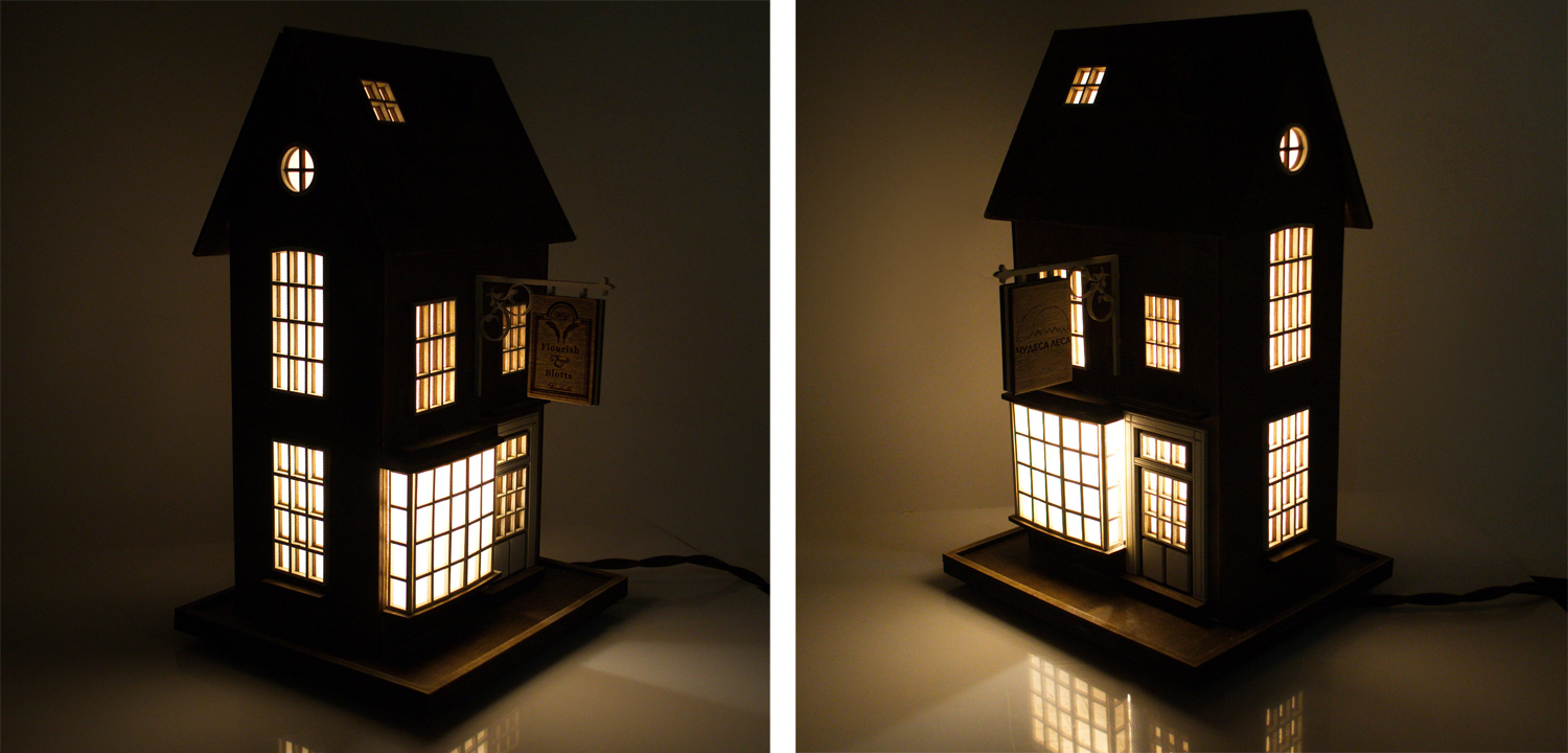 Настольная лампа Diagon Alley Harry Potter - фото