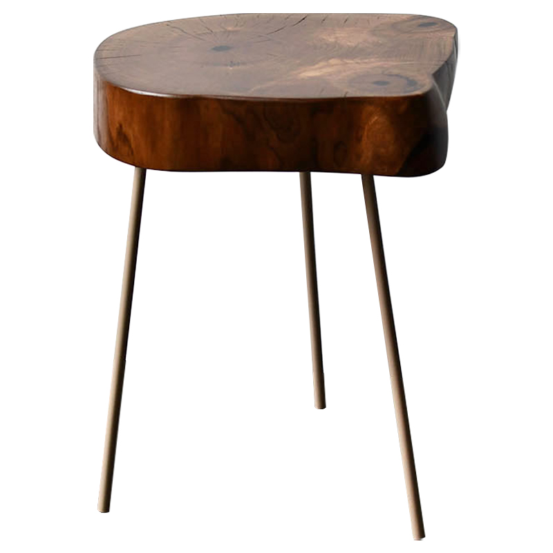 Приставной стол Povey Industrial Metal Rust Side Table Коричневый Бежевый Приставной стол Povey Industrial Metal Rust Side Table Коричневый Бежевый в Рязани | Loft Concept