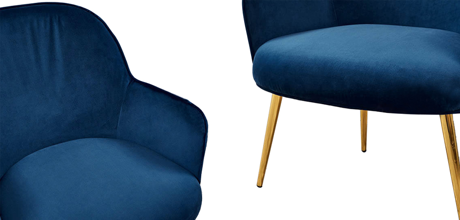 Кресло Waldeck Chair Blue Кресло Waldeck Chair Blue - Loft-Concept в Рязани