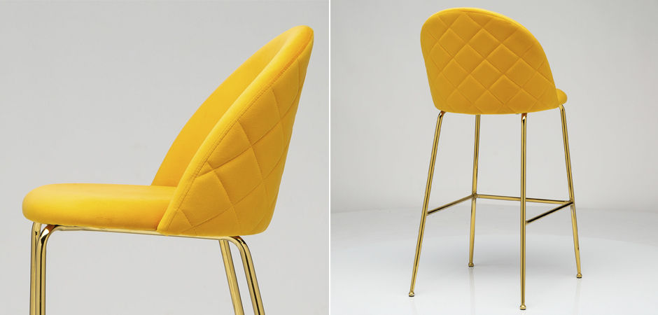 Барный стул Vendramin Bar Stool yellow Барный стул Vendramin Bar Stool yellow - Loft-Concept в Рязани