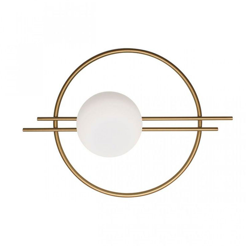 Бра Balance Beads Libra Gold 40 см Белый Золотой Бра Balance Beads Libra Gold 40 см Белый Золотой в Рязани | Loft Concept