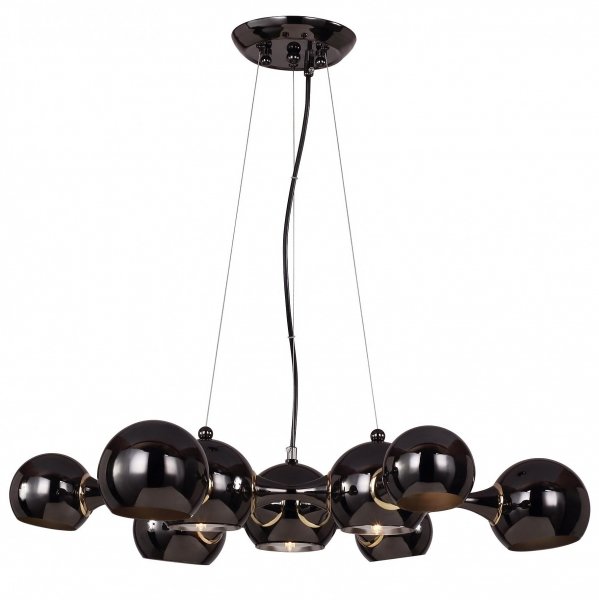 Люстра Chemical Light Chandelier 9 Black Черный Люстра Chemical Light Chandelier 9 Black Черный в Рязани | Loft Concept