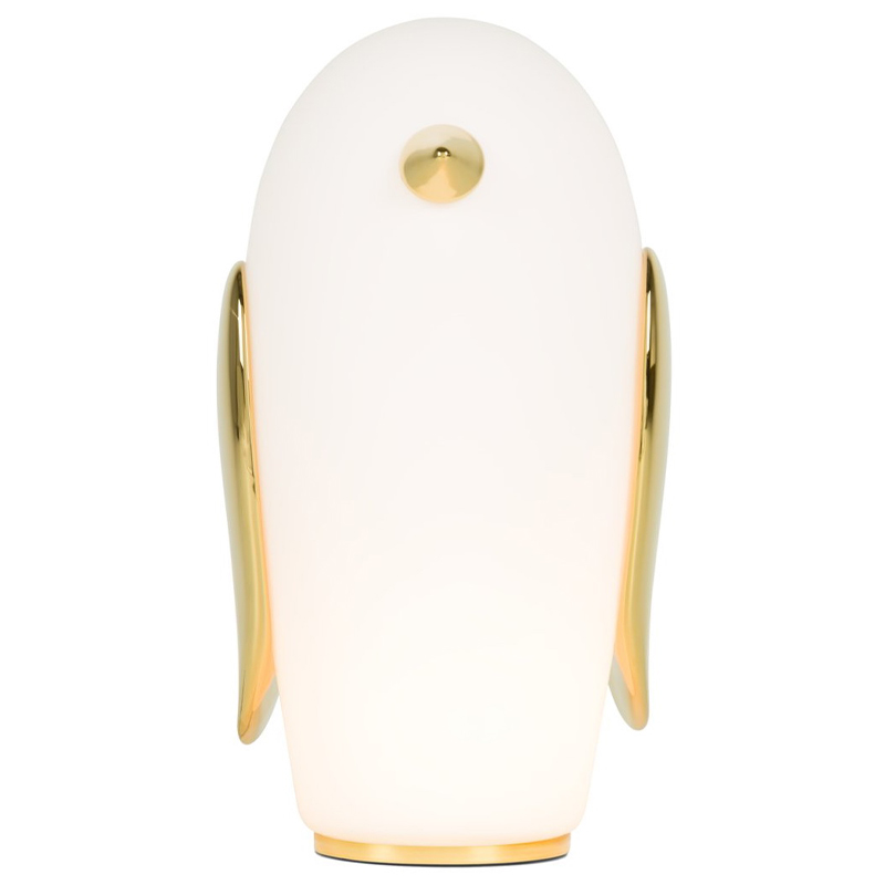 Настольная лампа Moooi Pet Light Noot Noot Пингвин Глянцевое золото Белое матовое стекло Настольная лампа Moooi Pet Light Noot Noot Пингвин Глянцевое золото Белое матовое стекло в Рязани | Loft Concept