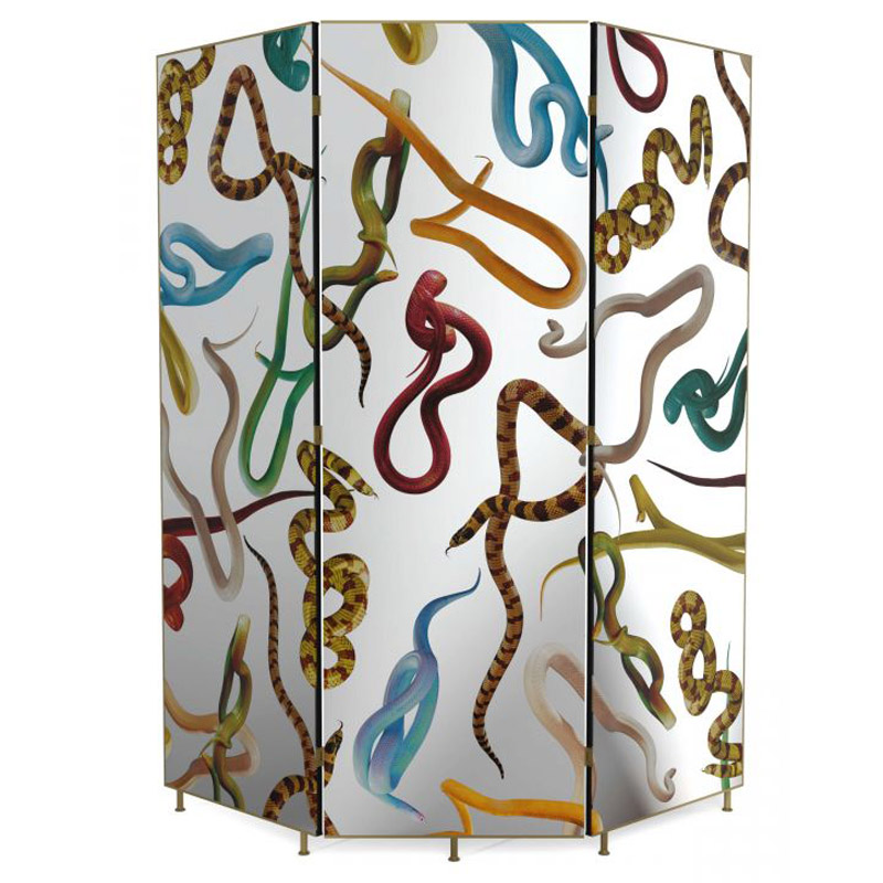 Ширма Seletti Screen Snakes Мульти Золотой Шампань Ширма Seletti Screen Snakes Мульти Золотой Шампань в Рязани | Loft Concept