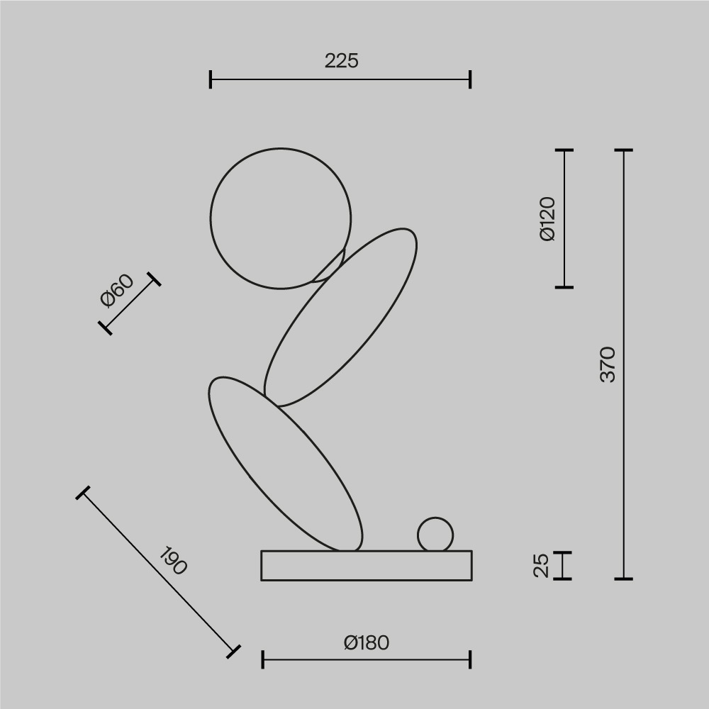 Настольный светильник Resonance 3000К 6Вт в Рязани