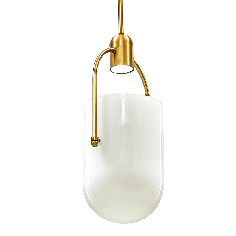 Подвесной светильник Allied Maker Hanging Lamp Золотой Белый Подвесной светильник Allied Maker Hanging Lamp Золотой Белый в Рязани | Loft Concept
