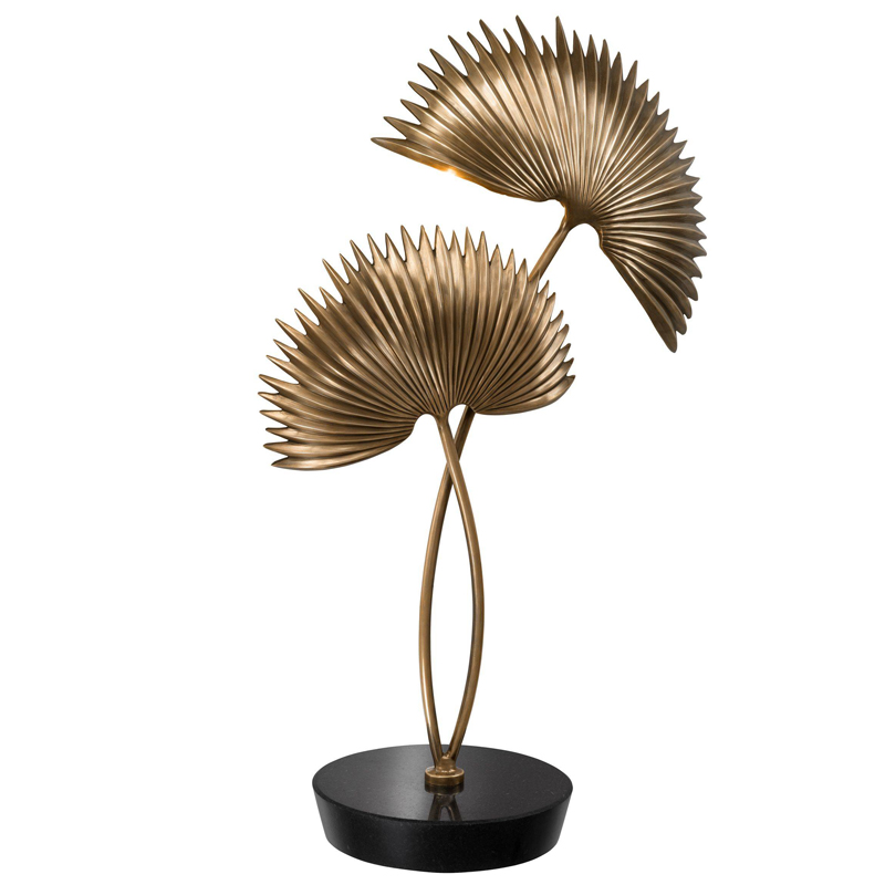 Настольная лампа Eichholtz Table Lamp Hacienda Винтажная латунь Черный Настольная лампа Eichholtz Table Lamp Hacienda Винтажная латунь Черный в Рязани | Loft Concept