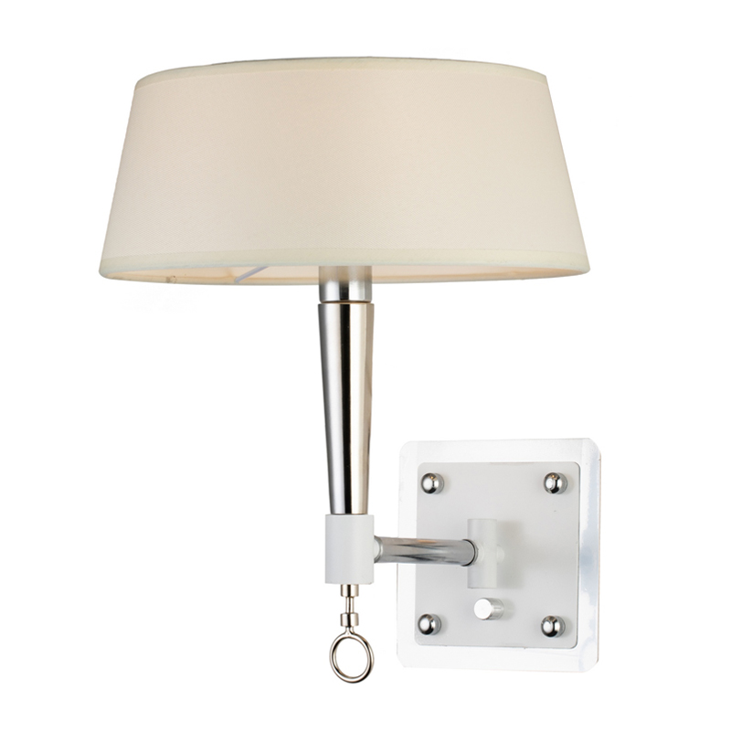 Бра Gilbert Sconce white Белый Хром Бра Gilbert Sconce white Белый Хром в Рязани | Loft Concept