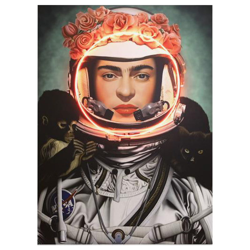 Неоновый постер Фрида Кало в Скафандре Space Girl Frida Мульти Неоновый постер Фрида Кало в Скафандре Space Girl Frida Мульти в Рязани | Loft Concept