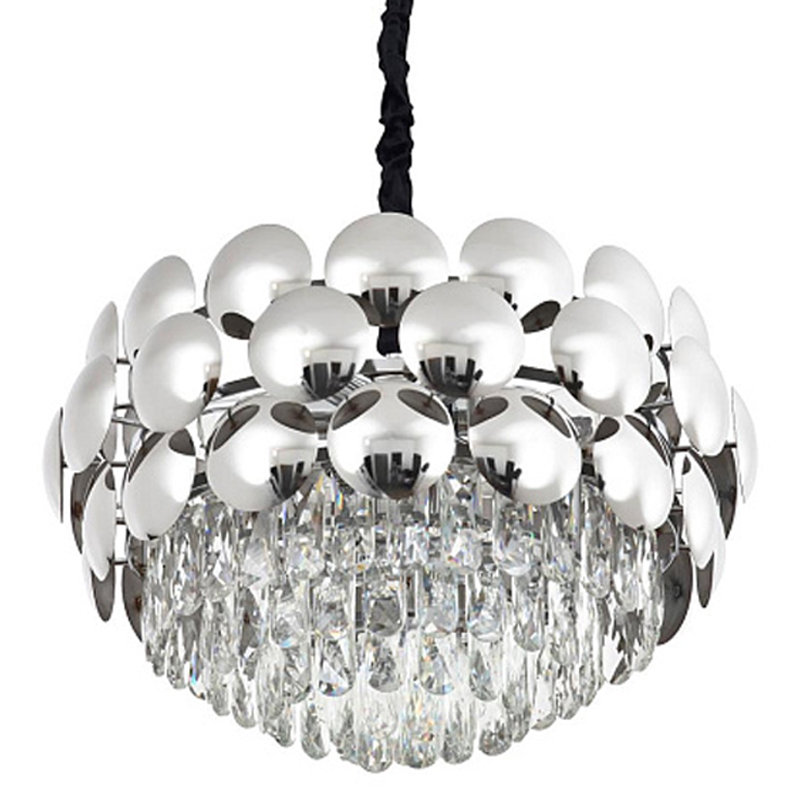 Люстра Egeskov Chrome с Хрустальным Плафоном Хром Люстра Egeskov Chrome с Хрустальным Плафоном Хром в Рязани | Loft Concept
