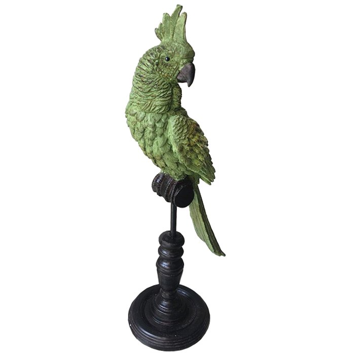 Статуэтка Green Parrots Зеленый Статуэтка Green Parrots Зеленый в Рязани | Loft Concept