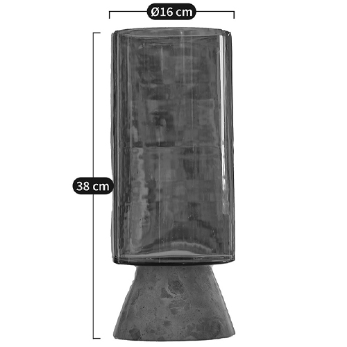 Высокая чаша из янтарного стекла Amber Marble Vase Высокая чаша из янтарного стекла Amber Marble Vase в Рязани