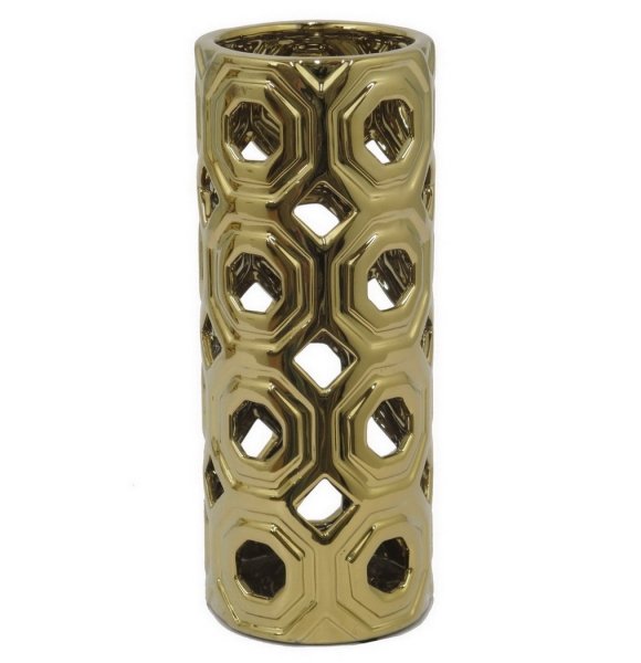 Ваза Sheikh Gold Cylinder Золотой Ваза Sheikh Gold Cylinder Золотой в Рязани | Loft Concept
