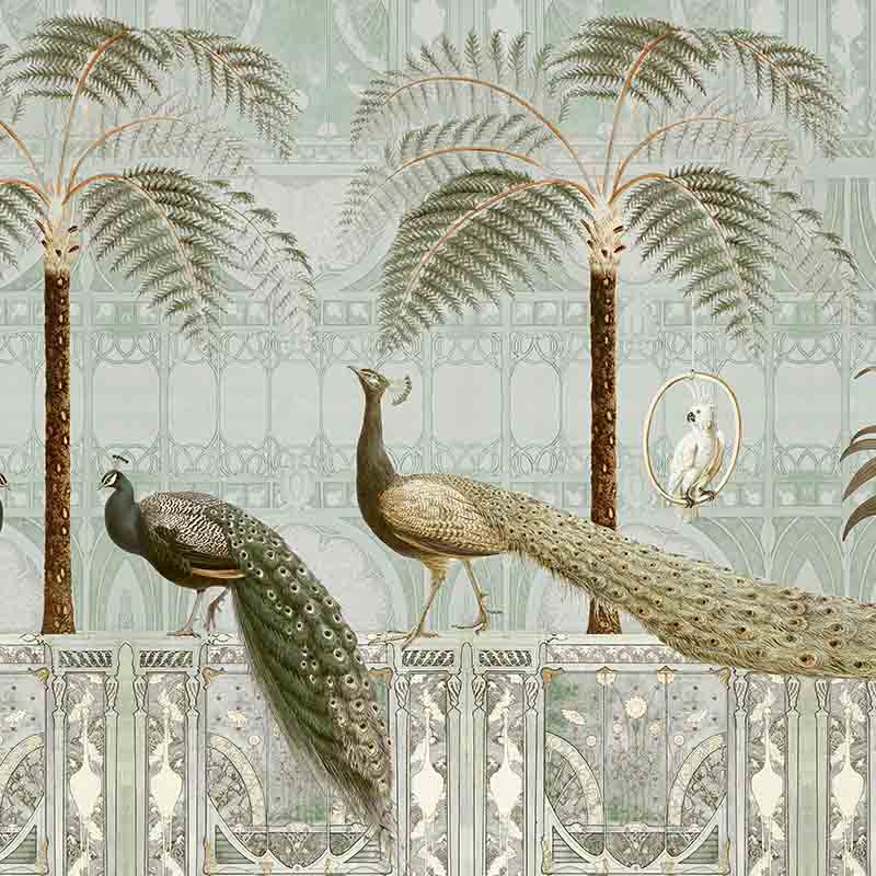 Обои ручная роспись Chinoiserie Birds Palace Royal Обои ручная роспись Chinoiserie Birds Palace Royal в Рязани | Loft Concept