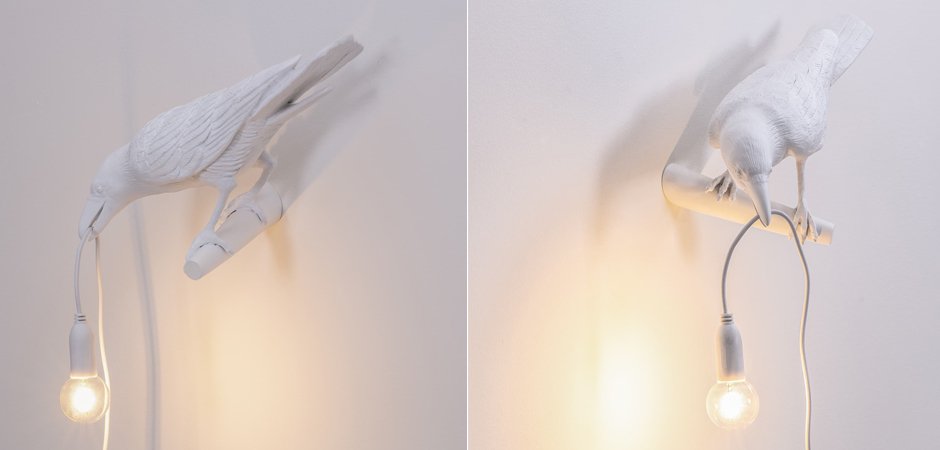 Бра Seletti Bird Lamp White Looking Бра Seletti Bird Lamp White Looking - Loft-Concept в Рязани
