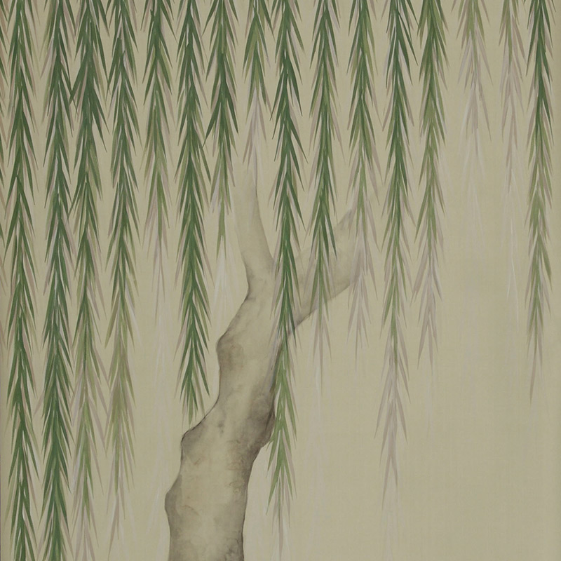Обои ручная роспись Willow Special Colourway on Icefield dyed silk Обои ручная роспись Willow Special Colourway on Icefield dyed silk в Рязани | Loft Concept