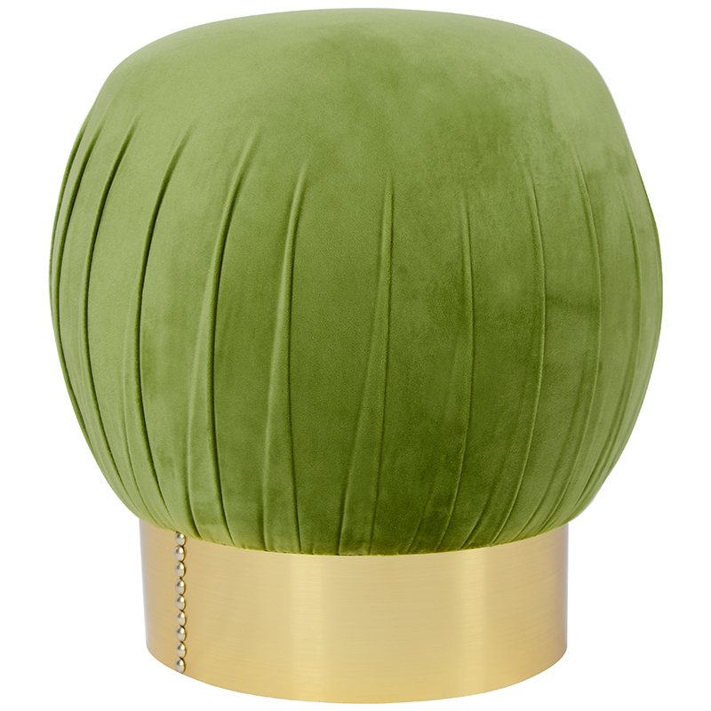 Оттоманка Art Deco Turban green Золотой Зеленый смок в Рязани | Loft Concept 