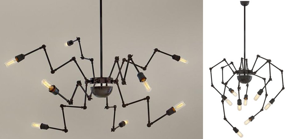 Люстра Eichholtz Ceiling Lamp Spider - Loft-Concept в Рязани