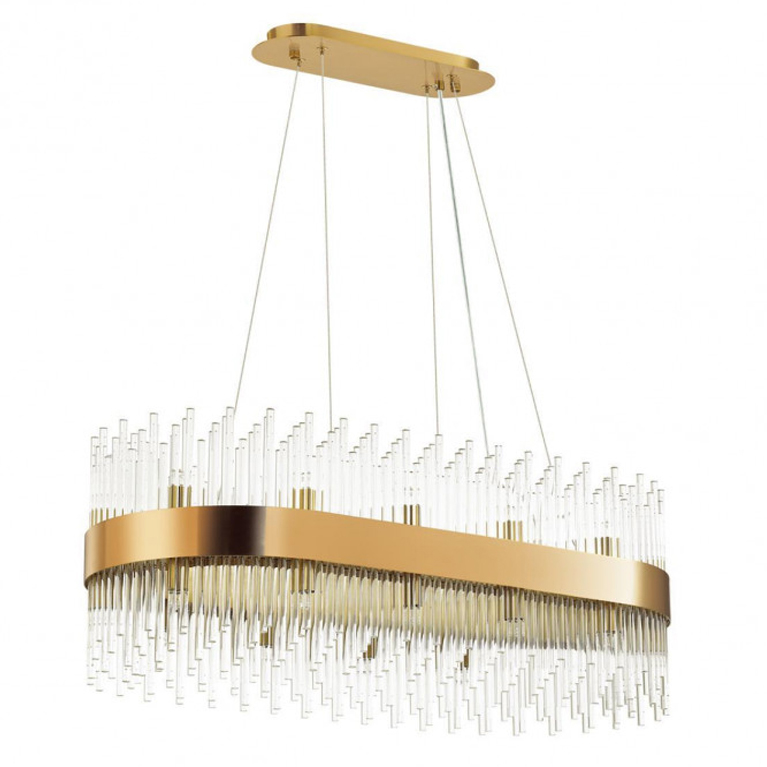 Люстра Nembus Chandelier Gold Oval Бронза Люстра Nembus Chandelier Gold Oval Бронза в Рязани | Loft Concept