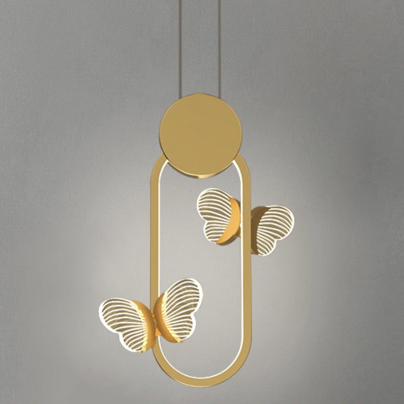 Светильник Butterfly Gold Oval Прозрачный Золотой Светильник Butterfly Gold Oval Прозрачный Золотой в Рязани | Loft Concept