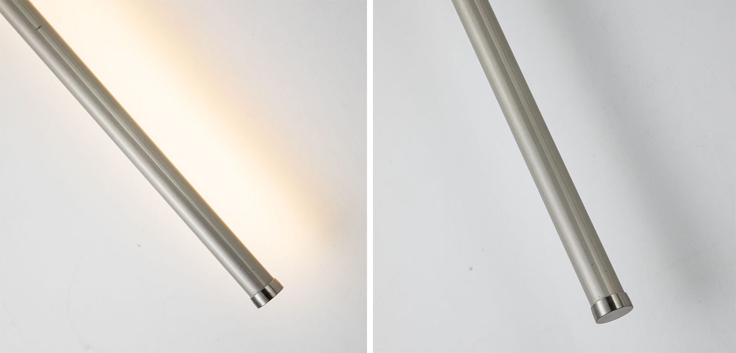 Бра Kim Trumpet tube Nickel Wall Lamp 150 - фото №1