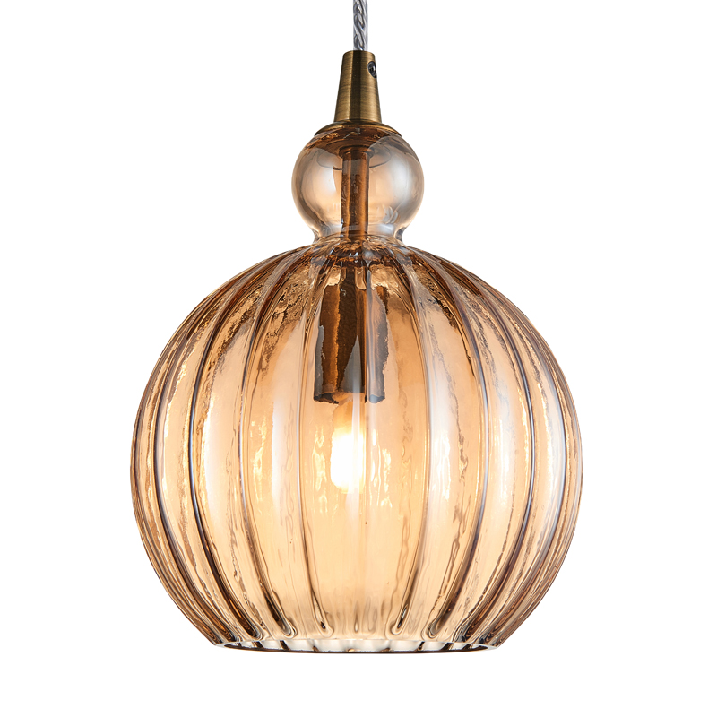 Подвесной светильник Odyll One amber Бронза Янтарь (Amber) в Рязани | Loft Concept 