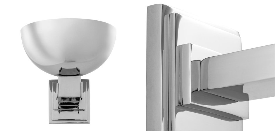 Бра Eichholtz Wall Lamp Haussman Nickel - Loft-Concept в Рязани