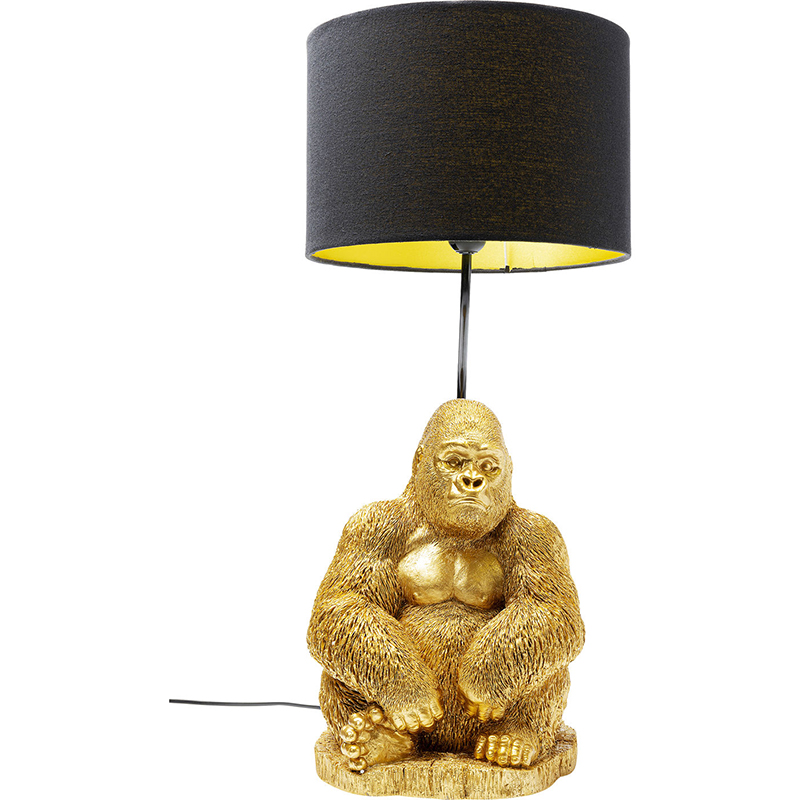 Настольная лампа Golden Gorilla Черный Золотой Настольная лампа Golden Gorilla Черный Золотой в Рязани | Loft Concept
