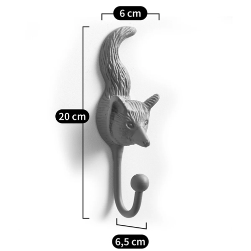 Настенный крючок лиса Fox Wall Hook Green Настенный крючок лиса Fox Wall Hook Green в Рязани