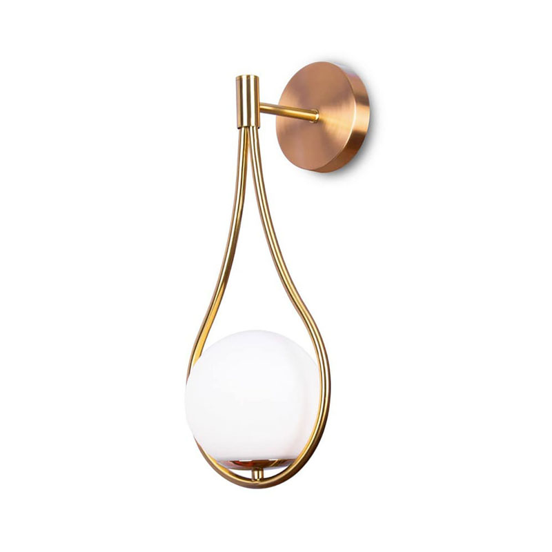 Бра Drop Pearls с Плафоном Бронза Белый Бра Drop Pearls с Плафоном Бронза Белый в Рязани | Loft Concept