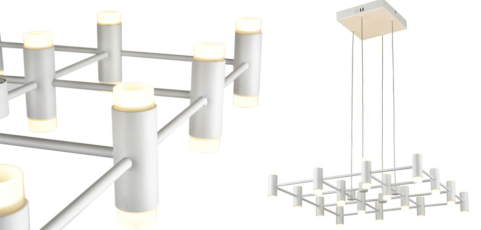 Люстра Rigor & Conciseness Lighting Round Plafond White Люстра Rigor & Conciseness Lighting Round Plafond White - Loft-Concept в Рязани