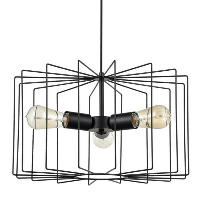 Люстра Cage Wire Color black Черный Люстра Cage Wire Color black Черный в Рязани | Loft Concept