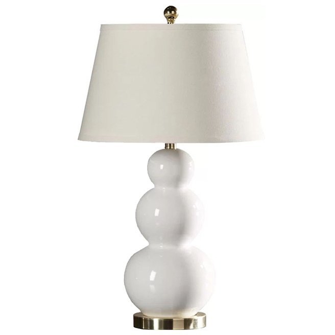 Настольная лампа Gourd Lamp Белый Настольная лампа Gourd Lamp Белый в Рязани | Loft Concept
